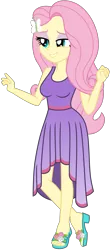 Size: 4131x9362 | Tagged: safe, artist:emeraldblast63, derpibooru import, fluttershy, equestria girls, clothes, dress, image, png, purple dress