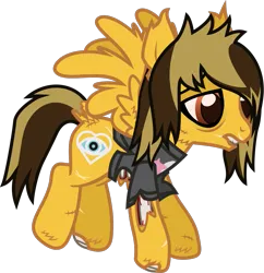 Size: 1057x1091 | Tagged: safe, artist:lightningbolt, derpibooru import, ponified, pegasus, pony, undead, zombie, zombie pony, .svg available, alex gaskarth, all time low, bags under eyes, bloodshot eyes, bone, butt fluff, cheek fluff, clothes, derpibooru exclusive, ear fluff, flying, hoof fluff, image, lidded eyes, lip bite, male, png, scar, simple background, solo, spread wings, stallion, stitches, tail, tail feathers, tattered, torn clothes, torn ear, transparent background, vector, wing fluff, wings