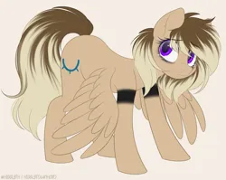 Size: 1200x957 | Tagged: safe, artist:higgly-chan, derpibooru import, oc, oc:haven, unofficial characters only, pegasus, pony, anxious, bags under eyes, big eyes, crying, cursed, female, image, pegasus oc, png, sad, simple background, solo, tattoo, wings, wings down