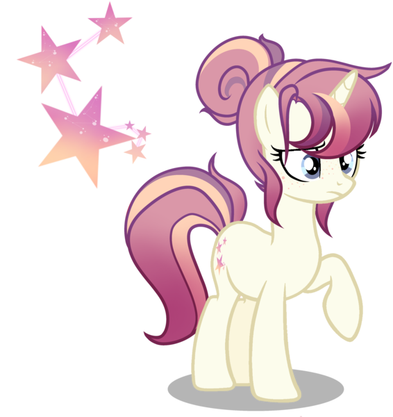 Size: 3011x3193 | Tagged: safe, artist:harmonyvitality-yt, derpibooru import, oc, unofficial characters only, pony, unicorn, base used, eyelashes, female, image, mare, parent:moondancer, parent:star tracker, parents:moontracker, png, raised hoof, simple background, solo, transparent background