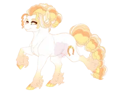 Size: 4200x3100 | Tagged: safe, artist:gigason, derpibooru import, oc, oc:glitter gold, earth pony, pony, female, image, mare, png, quadrupedal, simple background, solo, transparent background