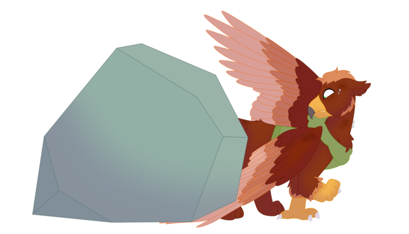 Size: 1280x732 | Tagged: safe, artist:itstechtock, derpibooru import, tom, oc, oc:pavlos, gryphon, broken bone, broken wing, bruised, clothes, griffon oc, hoodie, image, injured, male, one wing out, pain, png, simple background, solo, stuck, transparent background, trapped, wings