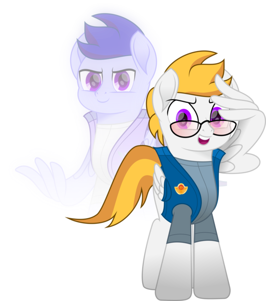 Size: 7611x8593 | Tagged: safe, artist:lincolnbrewsterfan, artist:toastypk, derpibooru import, oc, oc:darkness mcnightshade, oc:lightpoint, pegasus, pony, my little pony: the movie, .svg available, absurd resolution, advisor, alternate design, badge, blue mane, blue tail, brooch, clothes, confident, derpibooru exclusive, determination, determined, determined face, determined look, determined smile, disguise, duality, duo, duo male, folded wings, fusion, general, glasses, glow, image, inkscape, jacket, jewelry, male, mask, masking, movie accurate, new lunar republic, pegasus oc, pin, png, profile picture, purple eyes, role reversal, roleplay, salute, shirt, simple background, solar empire, stallion, standing, tail, translucent, transparent, transparent background, transparent flesh, transparent wings, two toned hair, two toned mane, two toned tail, vector, vest, we have become one, wing hands, wing salute, wing sleeves, wings, yellow mane, yellow tail