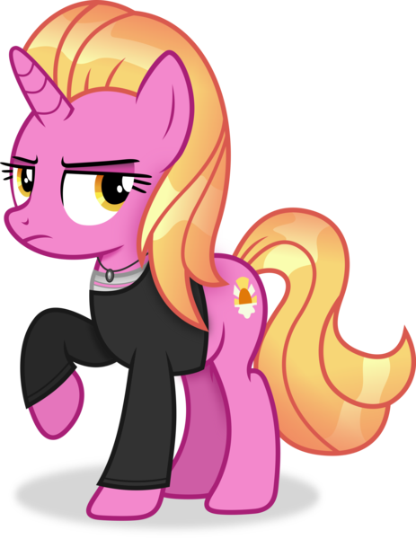 Size: 2611x3387 | Tagged: safe, artist:anime-equestria, derpibooru import, luster dawn, pony, unicorn, alternate hairstyle, clothes, female, frown, high res, image, jewelry, mare, necklace, png, raised hoof, simple background, solo, transparent background, vector