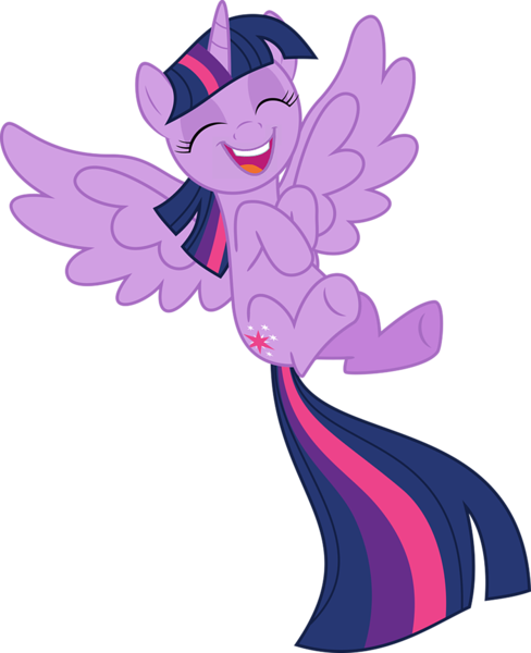 Size: 1045x1286 | Tagged: safe, artist:jaye, artist:jp, derpibooru import, edit, editor:incredibubbleirishguy, vector edit, twilight sparkle, twilight sparkle (alicorn), alicorn, .svg available, cute, eyes closed, flying, happy, image, laughing, png, simple background, spread wings, transparent background, twiabetes, vector, wings