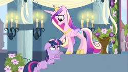 Size: 992x558 | Tagged: safe, derpibooru import, edit, edited screencap, editor:incredibubbleirishguy, screencap, princess cadance, twilight sparkle, unicorn, a canterlot wedding, 1000 years in photoshop, alternate ending, alternate scenario, comforting, comforting twilight, crylight sparkle, image, png, sympathy, unicorn twilight