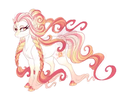 Size: 2900x2300 | Tagged: safe, artist:gigason, derpibooru import, oc, oc:heirloom, unofficial characters only, pony, unicorn, braid, female, image, mare, png, quadrupedal, simple background, solo, transparent background, unshorn fetlocks