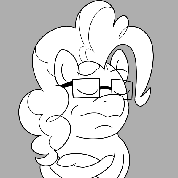 Size: 600x600 | Tagged: artist needed, safe, derpibooru import, pinkie pie, ponified, pony, drawthread, glasses, image, meme, png, ponified meme