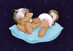 Size: 3507x2480 | Tagged: safe, artist:kirari_chan, derpibooru import, oc, unofficial characters only, pegasus, pony, advertisement, baby, baby pony, commission, commission example, commission info, commission open, diaper, diaper fetish, eyes closed, fetish, folded wings, full body, image, lying, night, pegasus oc, pillow, png, simple background, sleeping, sleepy, solo, starry night, stars, wings, ych example, ych result, your character here