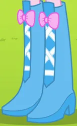 Size: 1173x1920 | Tagged: safe, derpibooru import, pinkie pie, equestria girls, equestria girls (movie), boots, clothes, cropped, high heel boots, image, jpeg, legs, pictures of legs, shoes, solo