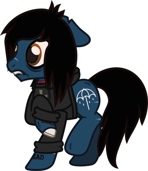 Safe Artist Lightningbolt Derpibooru Import Oc Ponified Ponified Oliver Sykes