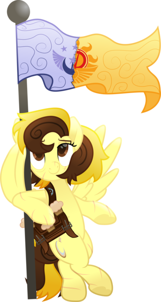 Size: 4550x8511 | Tagged: safe, artist:lincolnbrewsterfan, derpibooru import, part of a set, oc, oc:countess sweet bun, unofficial characters only, pegasus, pony, a horse shoe-in, rainbow roadtrip, .svg available, absurd resolution, april fools, april fools 2023, bag, bags under eyes, belly button, belt buckle, bipedal, bipedal leaning, brown eyes, brown mane, cinnamon bun, commission, cookie, crescent, crossed legs, curly mane, curly tail, derpibooru exclusive, eye scar, facial scar, female, flag, flag pole, flag waving, flagpole, food, hair bun, hoof heart, hug, image, inkscape, leaning, lidded eyes, logo, looking up, mare, movie accurate, new lunar republic, older, pegasus oc, png, satchel, scar, smiling, solar empire, spread wings, standing, standing on two hooves, stitches, straight hair, straight mane, strap, tail, tail bun, tired, two toned mane, two toned tail, underhoof, vector, wing hands, wing hold, winghug, wings, yellow eyes, yellow mane