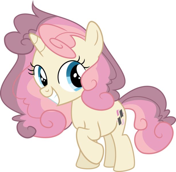 Size: 6813x6656 | Tagged: safe, artist:shootingstarsentry, derpibooru import, oc, oc:sweet cream, pony, unicorn, absurd resolution, female, filly, foal, image, offspring, parent:button mash, parent:sweetie belle, parents:sweetiemash, png, simple background, solo, transparent background