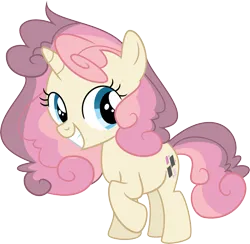 Size: 6813x6656 | Tagged: safe, artist:shootingstarsentry, derpibooru import, oc, oc:sweet cream, pony, unicorn, absurd resolution, female, filly, foal, image, offspring, parent:button mash, parent:sweetie belle, parents:sweetiemash, png, simple background, solo, transparent background