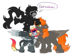 Size: 8000x6000 | Tagged: safe, artist:crazysketch101, derpibooru import, oc, oc:ashton burnside, oc:crazy looncrest, oc:void, pegasus, pony, image, png, scar