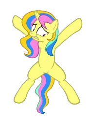 Size: 3345x4565 | Tagged: safe, artist:equestria secret guard, derpibooru import, oc, oc:lemon, unofficial characters only, pony, unicorn, armpits, bondage, featureless crotch, female, gritted teeth, horn, image, mare, png, sexy, simple background, solo, spread eagle, spread legs, spreading, teeth, tied up, transparent background, unicorn oc, vector
