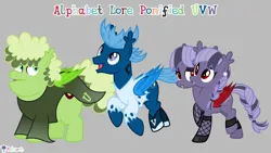 Size: 7111x4000 | Tagged: safe, artist:melisareb, derpibooru import, part of a set, ponified, bat pony, pony, .svg available, 16:9, absurd resolution, alphabet lore, braid, chubby, clothes, conjoined, conjoined twins, ear piercing, earring, fangs, female, goth, gray background, image, implied brother and sister, implied brothers, jewelry, lidded eyes, long sleeves, male, mare, open mouth, piercing, png, shirt, shoes, siblings, simple background, sisters, species swap, stallion, tattoo, twins, u, v, vector, w, wristband