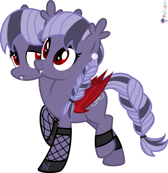 Size: 4000x4117 | Tagged: safe, artist:melisareb, derpibooru import, part of a set, ponified, bat pony, pony, .svg available, absurd resolution, alphabet lore, braid, conjoined, conjoined twins, duo, ear piercing, earring, fangs, female, fishnets, goth, image, jewelry, lidded eyes, mare, piercing, png, siblings, simple background, sisters, species swap, transparent background, twins, vector, w, wristband