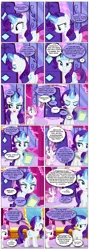 Size: 868x2436 | Tagged: safe, artist:dziadek1990, derpibooru import, edit, edited screencap, screencap, rarity, sweetie belle, the cart before the ponies, alfred hitchcock, carousel boutique, comic, conversation, dialogue, egg, image, indoors, png, quote, reference, screencap comic, text