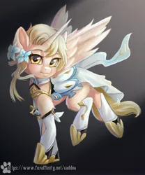 Size: 3403x4096 | Tagged: safe, artist:caddea, artist:caddeaartsfw, derpibooru import, ponified, alicorn, pony, clothes, flower, flower in hair, genshin impact, hoof shoes, image, jpeg, lumine (genshin impact)