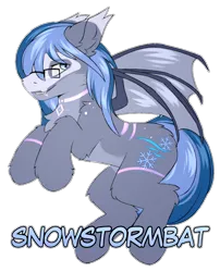 Size: 1260x1560 | Tagged: safe, artist:snowstormbat, derpibooru import, oc, oc:midnight snowstorm, bat pony, pony, bodypaint, glasses, image, male, png, solo, stallion, tribal