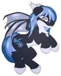 Size: 1260x1560 | Tagged: safe, alternate version, artist:snowstormbat, derpibooru import, oc, oc:midnight snowstorm, bat pony, orca, pony, bodypaint, glasses, image, male, png, solo, stallion