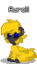 Size: 160x276 | Tagged: safe, artist:kittykat, derpibooru import, oc, oc:aureli, changeling, pony, spider, spiderling, pony town, image, male, png, solo, yellow changeling