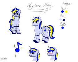 Size: 2000x1607 | Tagged: safe, artist:xyclone, derpibooru import, oc, oc:xyclone, unofficial characters only, pony, unicorn, blushing, glasses, image, male, png, reference sheet, signature, solo, solo male, stallion