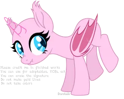 Size: 2819x2259 | Tagged: safe, artist:rioshi, artist:starshade, derpibooru import, oc, unofficial characters only, alicorn, bat pony, pony, alicorn oc, base, eyelashes, female, high res, horn, image, mare, png, scrunchy face, simple background, smiling, solo, transparent background, wings