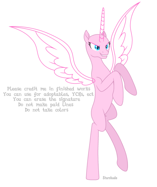 Size: 2044x2435 | Tagged: safe, artist:rioshi, artist:starshade, derpibooru import, oc, unofficial characters only, alicorn, pony, alicorn oc, base, eyelashes, female, high res, horn, image, mare, png, simple background, smiling, solo, transparent background, wings