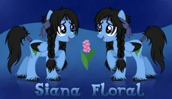 Size: 5028x2906 | Tagged: safe, artist:mint-light, artist:rioshi, artist:starshade, derpibooru import, oc, oc:siana floral, unofficial characters only, pegasus, pony, female, full body, image, mare, png, reference sheet, simple background, solo