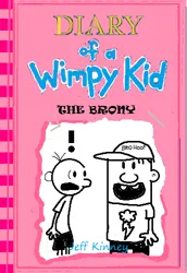 Size: 343x500 | Tagged: safe, artist:spongekid1999, derpibooru import, brony, crossover, cutie mark, diary of a wimpy kid, exclamation point, greg heffley, image, png, rowley jefferson