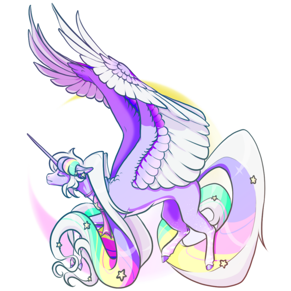 Size: 1024x1024 | Tagged: safe, artist:oneiria-fylakas, derpibooru import, oc, oc:starshine glitter, alicorn, pony, colored wings, female, image, mare, multicolored wings, png, simple background, solo, transparent background, wings