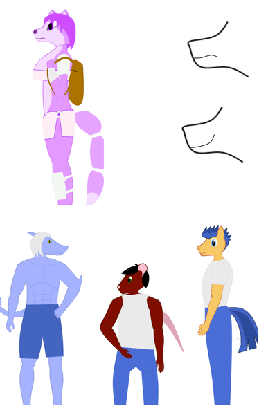 Size: 1000x1500 | Tagged: questionable, artist:lunarcaptain, derpibooru import, flash sentry, anthro, rodent, shark, furry, image, png