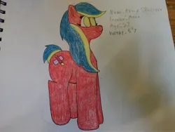 Size: 4608x3456 | Tagged: safe, artist:acid flask, derpibooru import, oc, oc:artrix, earth pony, pony, 2d, art dump, colored, female, happy, image, jpeg, mare, paper, sketch, sketch dump, sketchbook, smiling, solo, traditional art