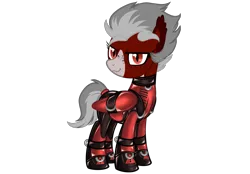Size: 2360x1640 | Tagged: safe, artist:mistress midnight, derpibooru import, oc, oc:crimson skies(fireverse), bat pony, bat pony oc, bat wings, female, fireheart76's latex suit design, image, latex, latex suit, png, prisoners of the moon, rubber, rubber suit, solo, solo female, wings