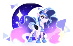 Size: 3173x2010 | Tagged: safe, artist:harmonyvitality-yt, derpibooru import, oc, unofficial characters only, alicorn, pony, alicorn oc, base used, ethereal mane, female, helmet, hoof shoes, horn, image, mare, offspring, parent:flash sentry, parent:twilight sparkle, parents:flashlight, peytral, png, solo, starry mane, wings