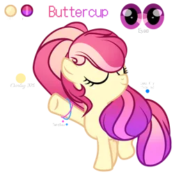 Size: 2048x2048 | Tagged: safe, artist:harmonyvitality-yt, derpibooru import, oc, unofficial characters only, earth pony, pony, base used, bracelet, earth pony oc, eyelashes, female, filly, foal, image, jewelry, offspring, parent:apple bloom, parent:tender taps, parents:tenderbloom, png, raised hoof, simple background, solo, transparent background, underhoof