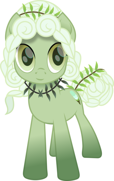 Size: 9537x15133 | Tagged: safe, artist:lincolnbrewsterfan, derpibooru import, oc, oc:palm sundae, earth pony, pony, my little pony: the movie, .svg available, absurd resolution, alternate hairstyle, braid, braided ponytail, braided tail, christianity, cornrows, cross, cross necklace, curly hair, curly mane, curly tail, cute, cute face, cute smile, earth pony oc, faith, female, green, green eyes, happy, holiday, ice cream cone, image, inkscape, jewelry, leaves, looking at something, looking up, mare, movie accurate, necklace, ocbetes, palm sunday, png, ponytail, redesign, silver, simple background, smiling, tail, transparent background, tree branch, vector