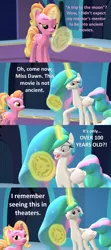 Size: 1920x4320 | Tagged: safe, artist:red4567, derpibooru import, luster dawn, princess celestia, alicorn, unicorn, 3d, a trip to the moon, comic, eyeroll, image, missing accessory, old, png, reel, reference, source filmmaker, the owl house