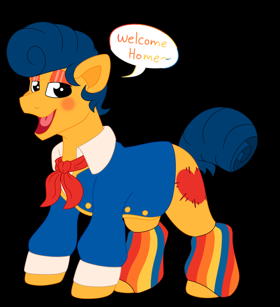 Size: 5222x5721 | Tagged: safe, artist:crazysketch101, derpibooru import, earth pony, pony, image, png, puppet, welcome home