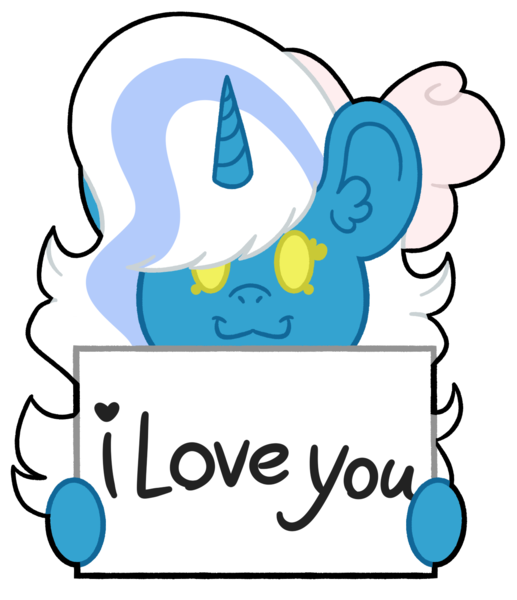 Size: 1250x1450 | Tagged: safe, artist:povoroznya, derpibooru import, oc, oc:fleurbelle, unofficial characters only, alicorn, pony, :3, alicorn oc, bow, female, hair bow, horn, i love you, image, mare, png, sign, simple background, solo, transparent background, wings, yellow eyes