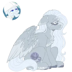 Size: 1000x1000 | Tagged: safe, artist:kazmuun, derpibooru import, foggy fleece, nana knits, pony, alternate design, image, png, quadrupedal, simple background, solo, transparent background, younger