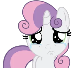 Size: 1400x1300 | Tagged: safe, artist:meltingman234, derpibooru import, sweetie belle, pony, unicorn, season 8, the break up breakdown, spoiler:s08, crying, cute, diasweetes, female, filly, foal, image, implied big macintosh, png, sad, sadorable, simple background, solo, teary eyes, transparent background, vector