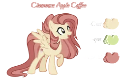 Size: 1880x1197 | Tagged: safe, artist:harmonyvitality-yt, derpibooru import, oc, oc:cinnamon coffee, unofficial characters only, pegasus, pony, base used, eyelashes, female, image, mare, offspring, parent:babs seed, parent:featherweight, pegasus oc, png, raised hoof, simple background, solo, transparent background, wings