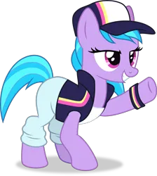 Size: 2977x3318 | Tagged: safe, artist:thatusualguy06, derpibooru import, azure velour, earth pony, pony, the saddle row review, .svg available, armband, cap, clothes, female, gritted teeth, hat, high res, image, jacket, mare, png, shirt, simple background, solo, teeth, transparent background, vector