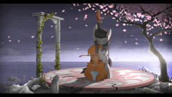 Size: 1280x720 | Tagged: safe, artist:evening star, artist:gign-3208, derpibooru import, octavia melody, earth pony, pony, 2013, artifact, bipedal, bow (instrument), brony music, cello, cherry blossoms, crying, downloadable, downloadable content, eyes closed, female, flower, flower blossom, image, link in description, mare, music, musical instrument, nostalgia, old art, open mouth, piano, ruins, scenery, solo, sound only, wallpaper, webm, youtube, youtube link, youtube video