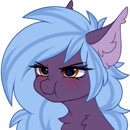 Size: 512x511 | Tagged: safe, artist:pesty_skillengton, derpibooru import, oc, pegasus, pony, cute, ear fluff, embarrassed, emoji, female, image, png, solo, sticker