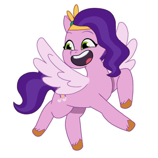 Size: 1535x1535 | Tagged: safe, artist:ben81398, derpibooru import, pipp petals, pegasus, pony, g5, my little pony: tell your tale, spoiler:g5, female, image, mare, png, simple background, smiling, solo, spread wings, transparent background, wings