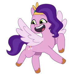 Size: 1535x1535 | Tagged: safe, artist:ben81398, derpibooru import, pipp petals, pegasus, pony, g5, my little pony: tell your tale, spoiler:g5, female, image, mare, png, simple background, smiling, solo, spread wings, transparent background, wings